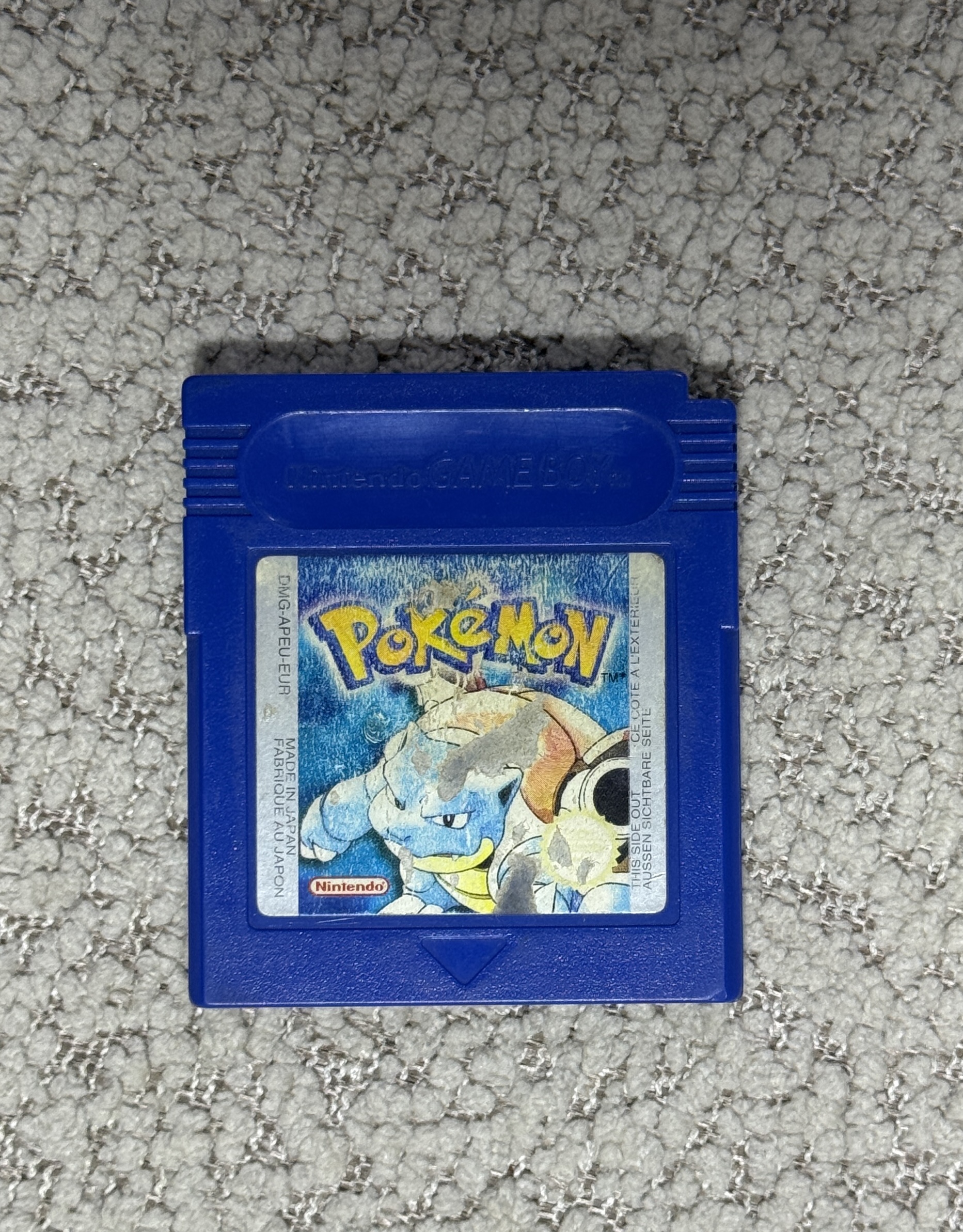 Gameboy Pokemon blue